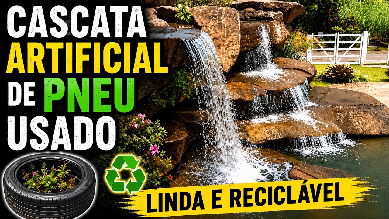 CASCATA ARTIFICIAL - LAGO NATURAL (TIRANDO DUVIDAS)