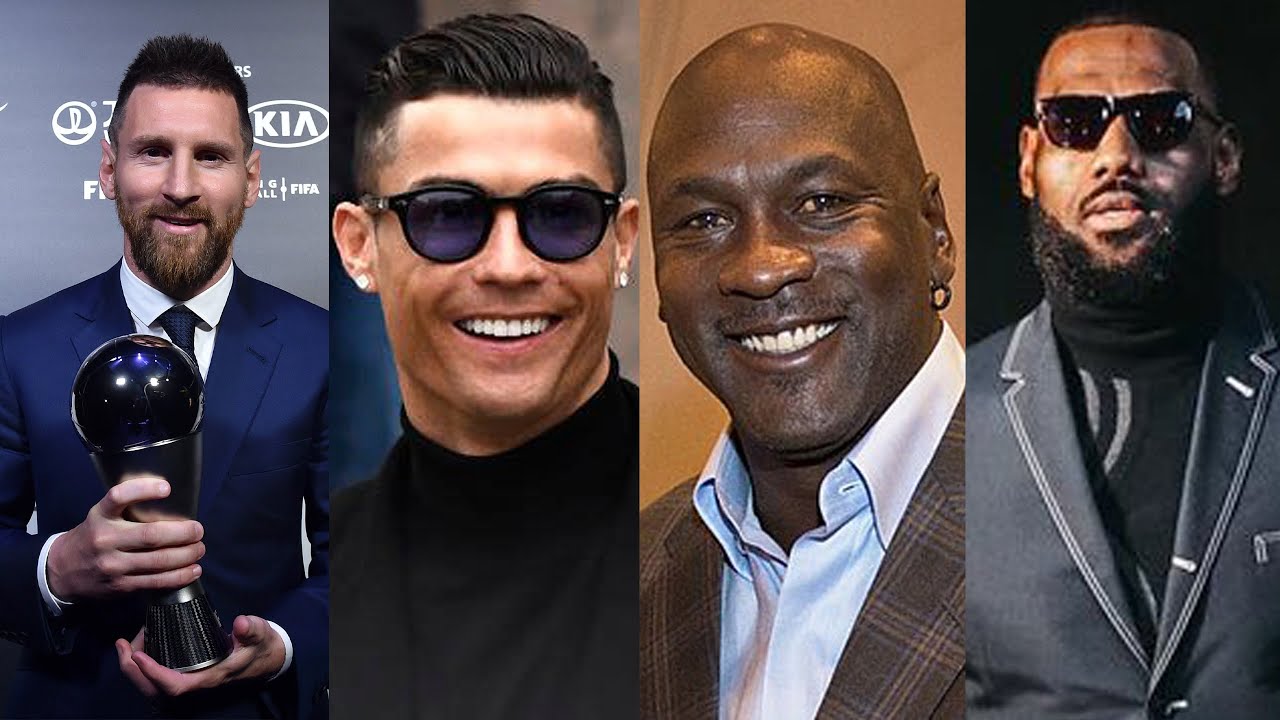 La position de Messi et CR7, dans la liste des 8 Sportifs Les Plus Riches Du Monde