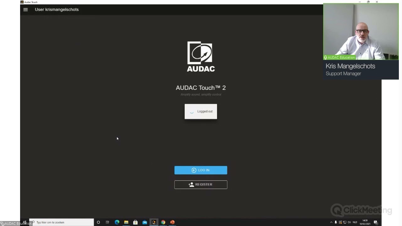 AUDAC Touch 2.4.3 Training - English