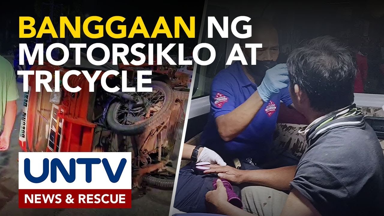 Sugatan sa banggaan ng motorsiklo at tricycle sa Butuan City, nirespondehan ng UNTV News and Rescue