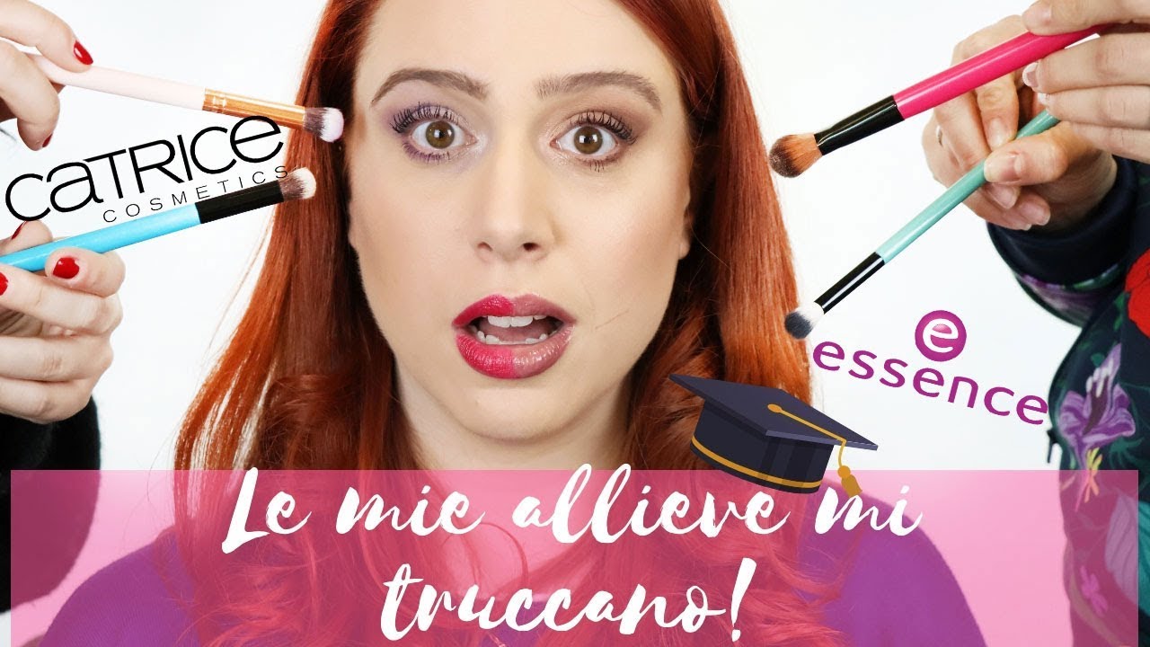 Le mie ALLIEVE mi TRUCCANO!!! 😱 (con Essence e Catrice) | Erikioba