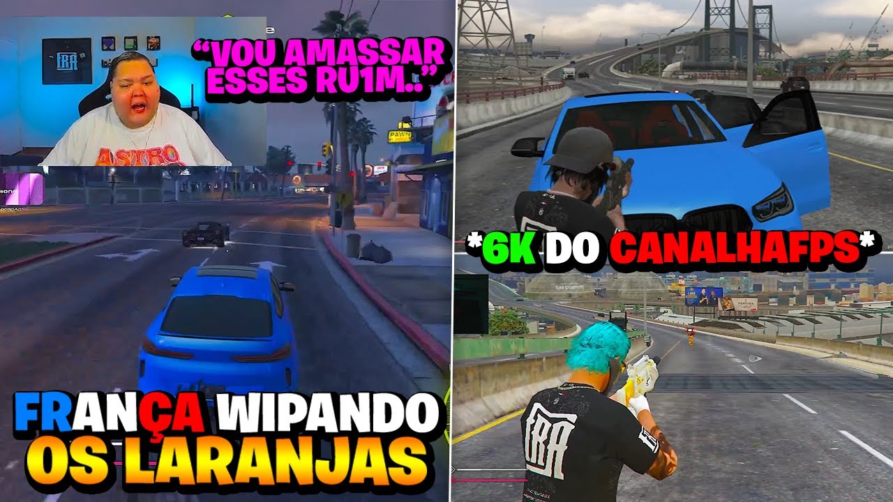 LARANJAS FORÇARAM COM A FRANÇA E FORAM WIPADOS! 6K DO CANALHA 😱