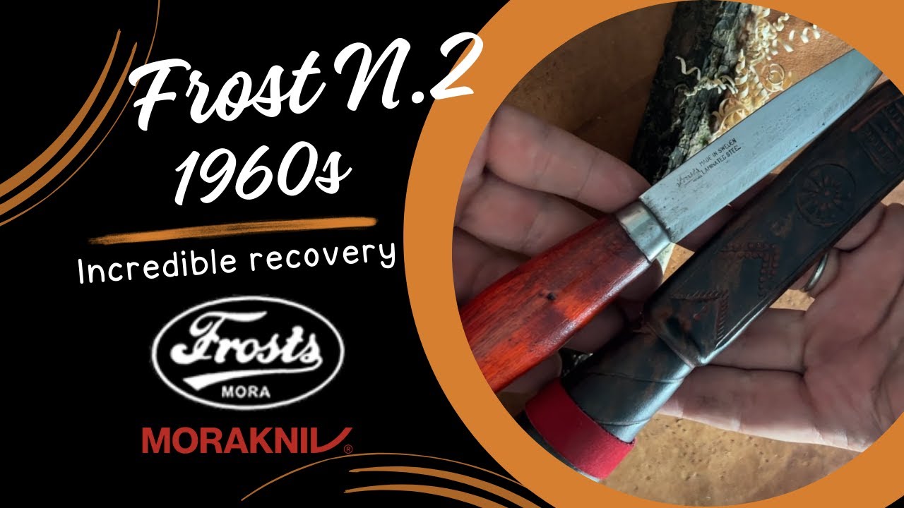 Incredible antique Frost/Morakniv n.2 restoration from the 1960s  ASMR
