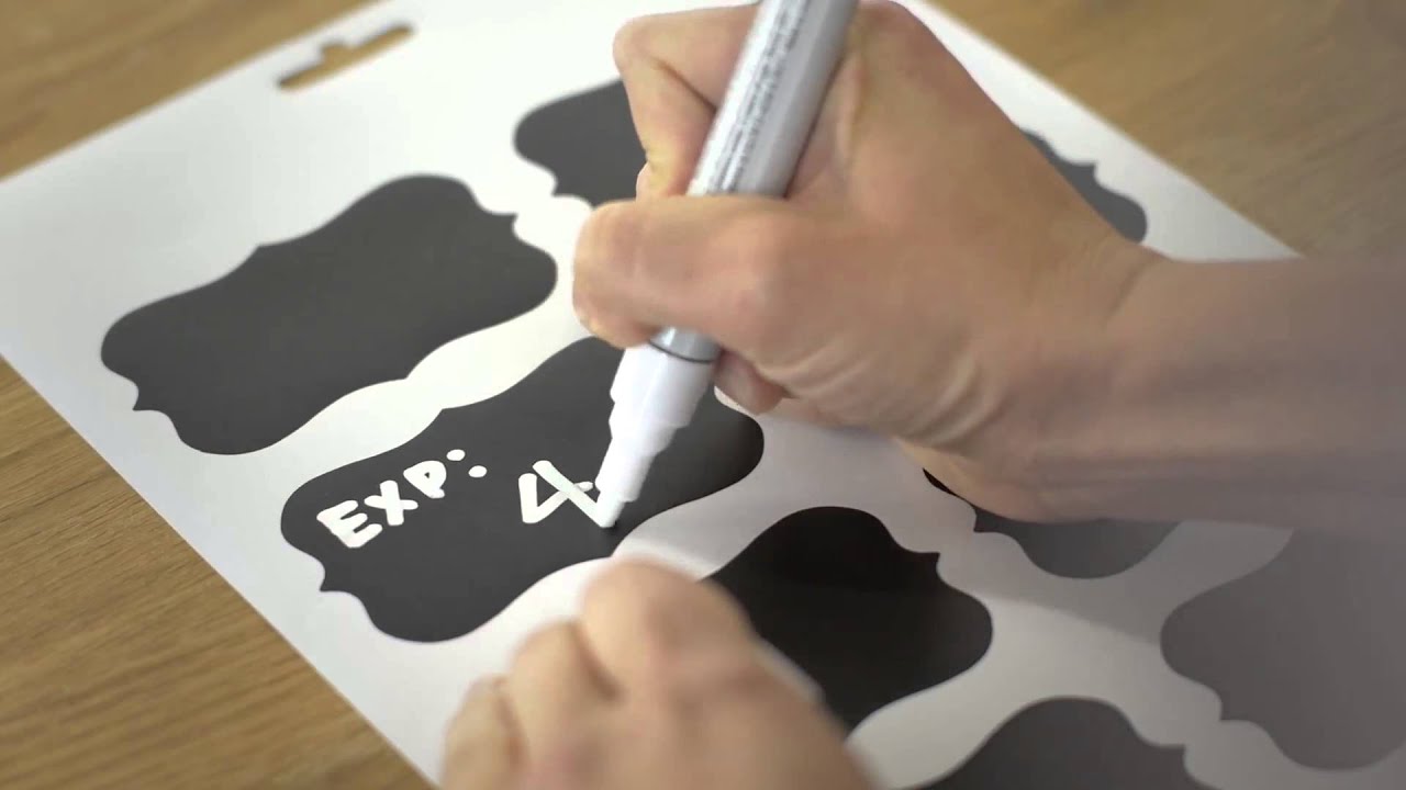Handy Waterproof Native Spring Chalkboard Labels For Easy Organization Everywhere!