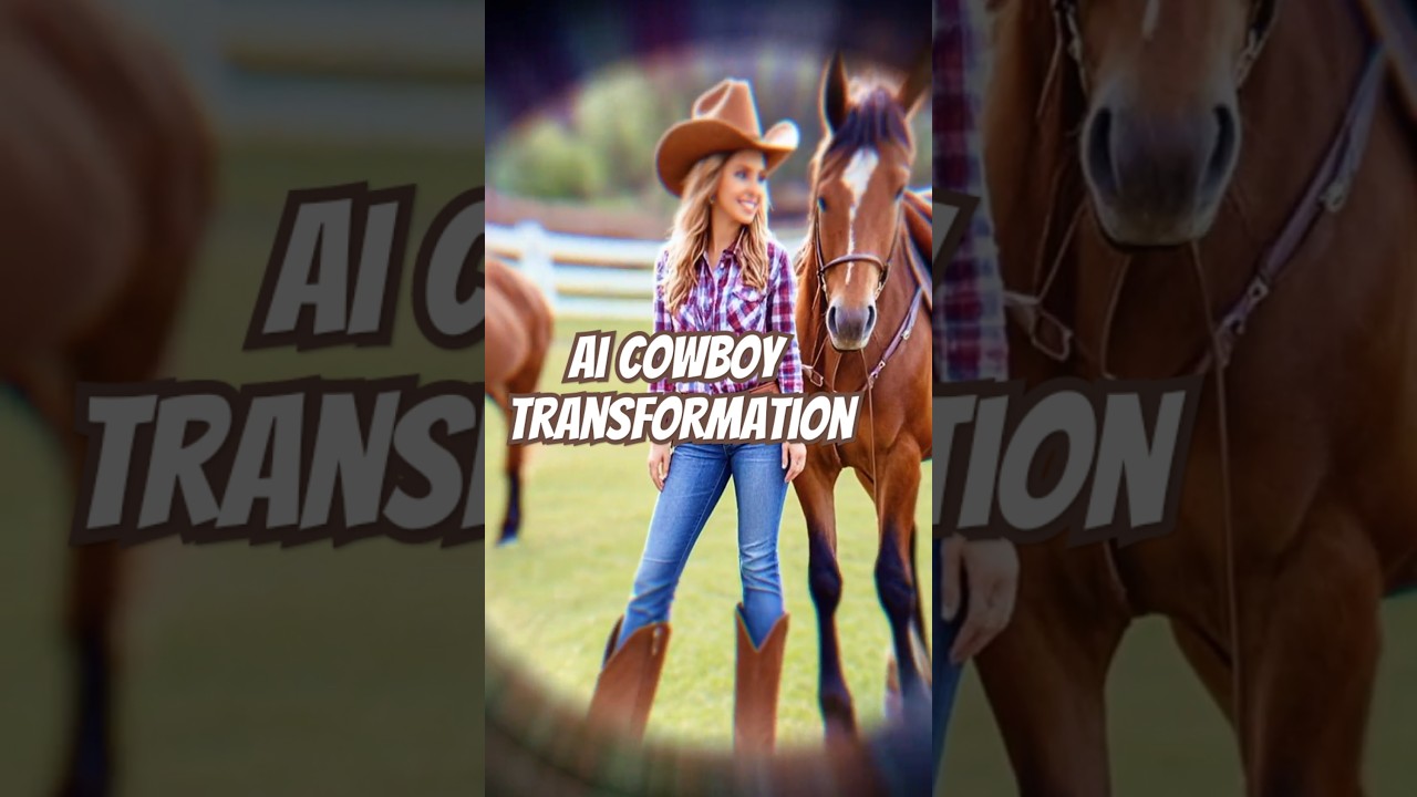 Ai Cowboy transformation #capcut #cowboys #shorts