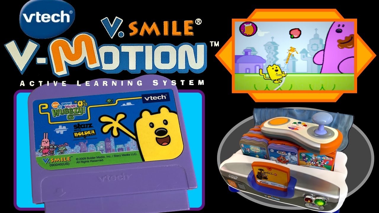 Nick Jr.s Wow! Wow! Wubbzy on the VTech V.Smile a 2000s Edutainment Game Console