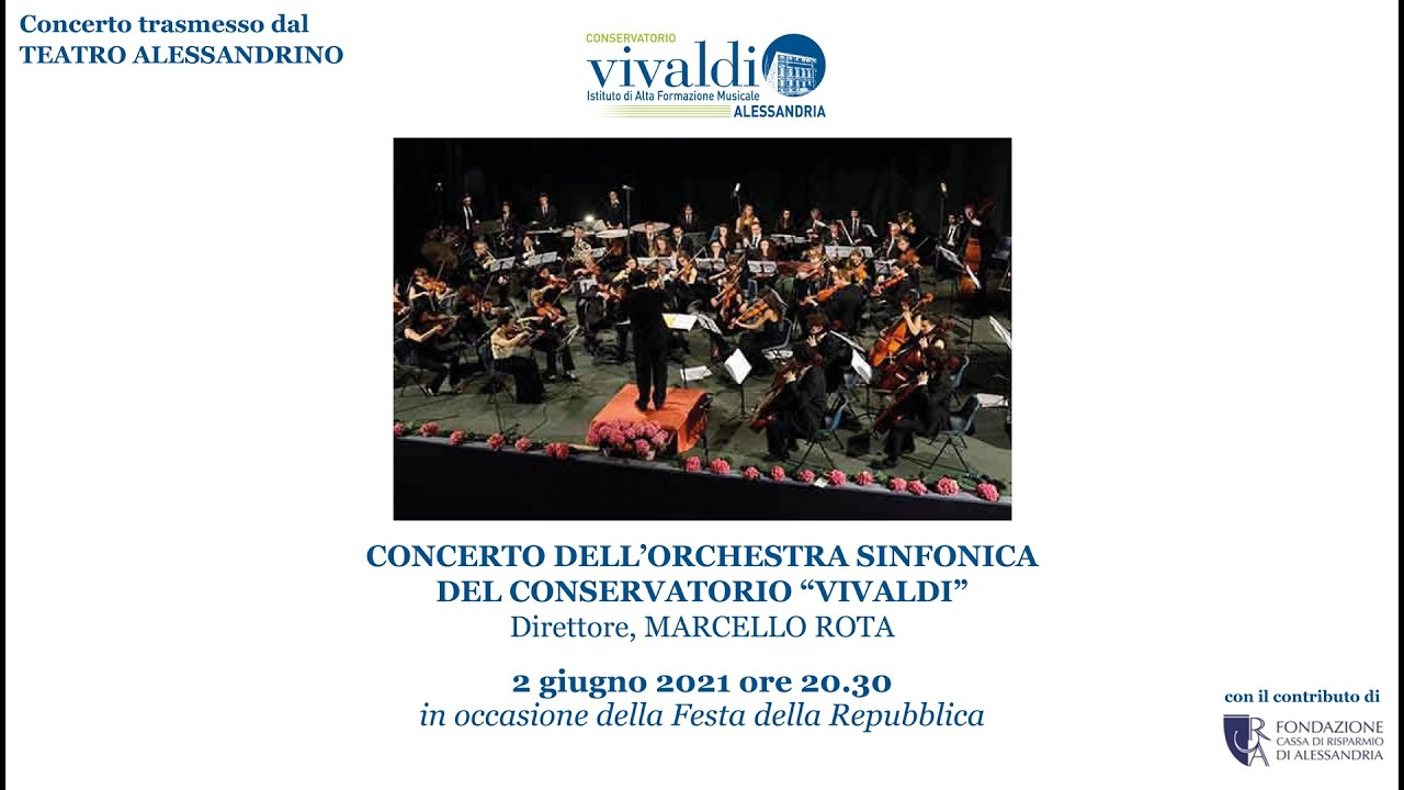 CONCERTO DELL&rsquo;ORCHESTRA SINFONICA DEL CONSERVATORIO &ldquo;VIVALDI&rdquo;