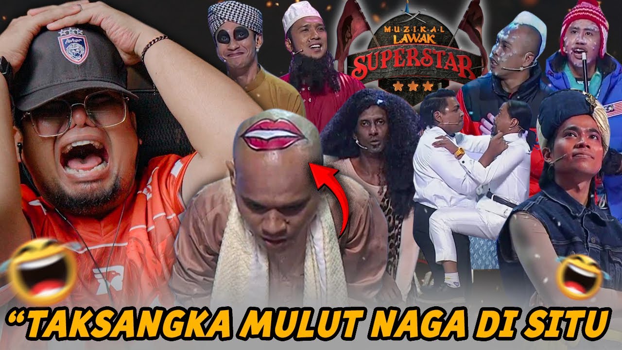 LAWAKAN BERKELAS DARI RODA🤣🤣 | NANAS,PUTEH & RODA | MINGGU 6 Muzikal Lawak Superstar 5 | REACTION