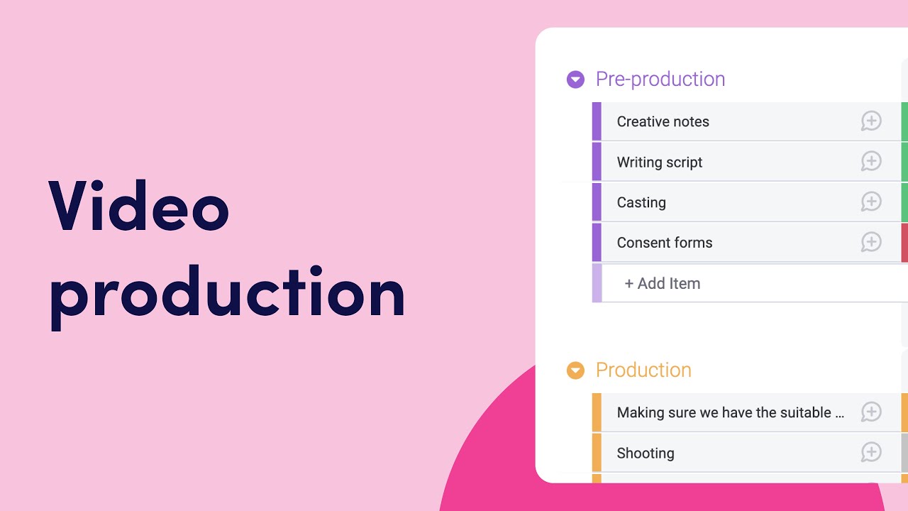 Video production | monday.com tutorials