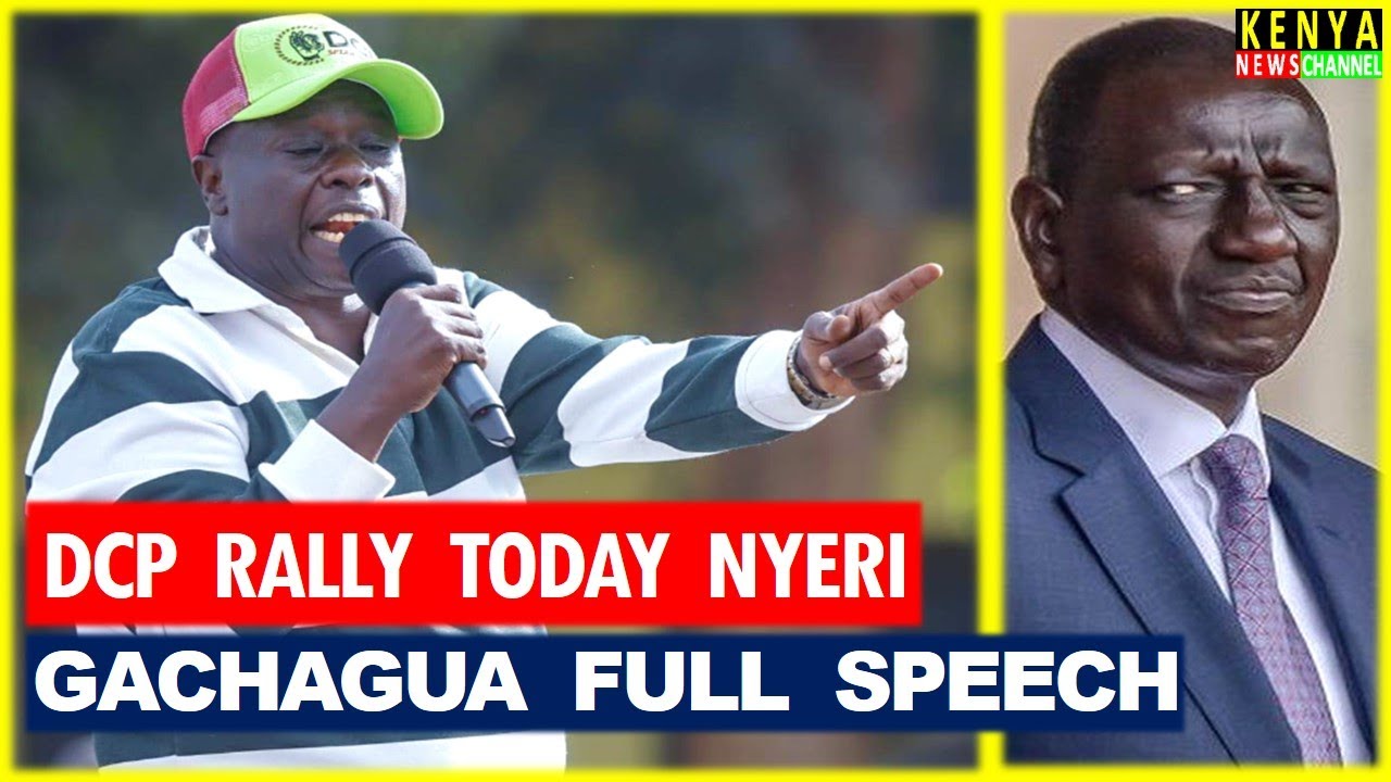 Gachagua EXPLOSIVE speech today at DCP Rally Nyeri - Listen what he told Ruto