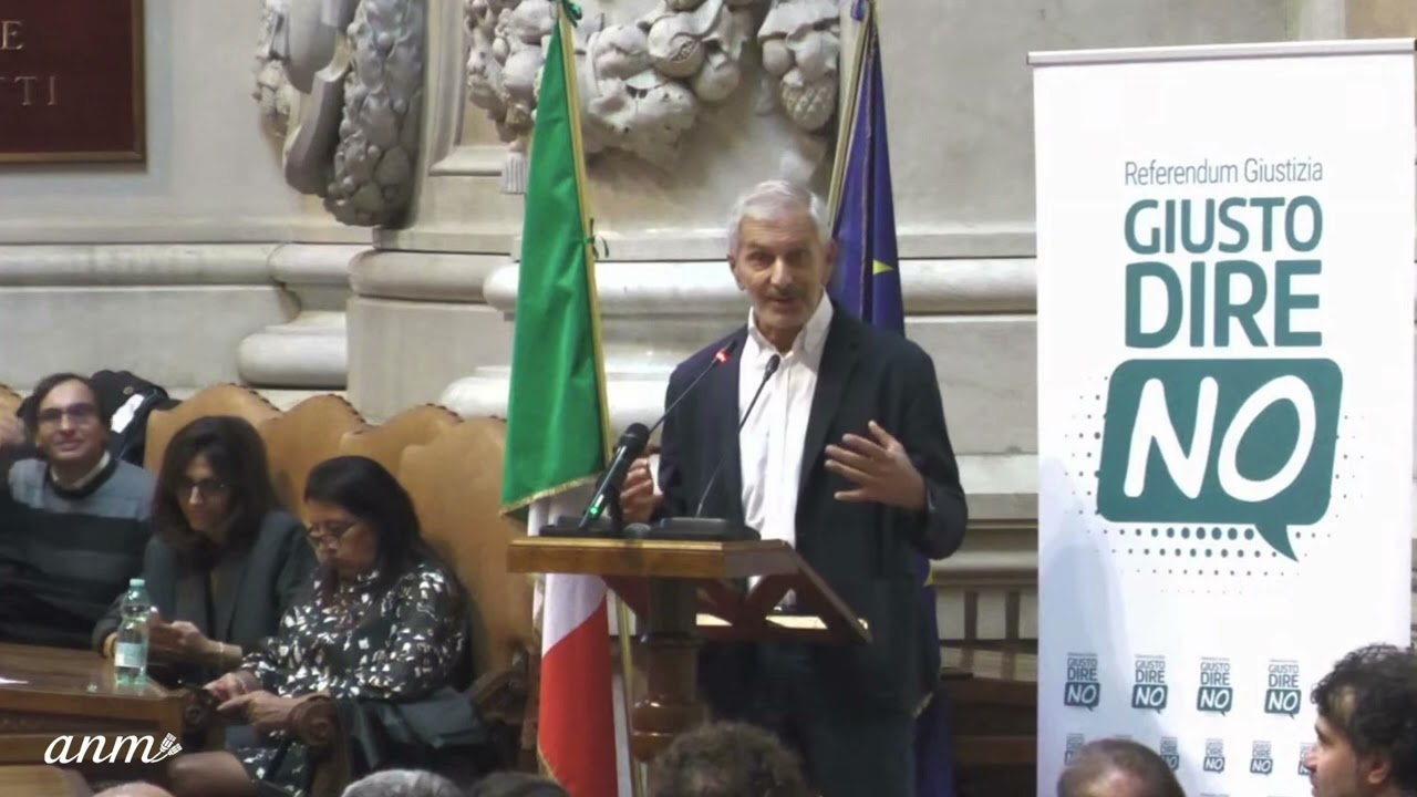 Gianrico Carofiglio all'assemblea generale del 25 ottobre 2025