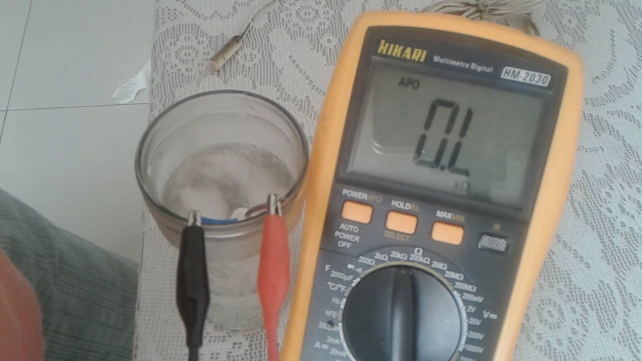 Teste sensor e termostato de geladeira
