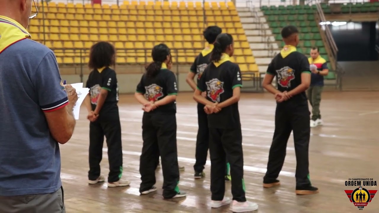 CLUBE DE DESBRAVADORES FALCÃO PEREGRINO NO IV CAMPEONATO DE ORDEM UNIDA - REGIÃO 1 A / APO 15.0.9.24