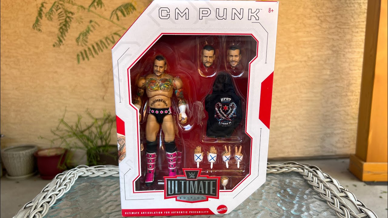 WWE Ultimate Edition CM Punk Series 27 Figure Review 