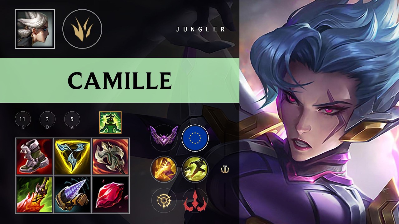 Camille Jungle vs Graves - EUNE Master Patch 26.09