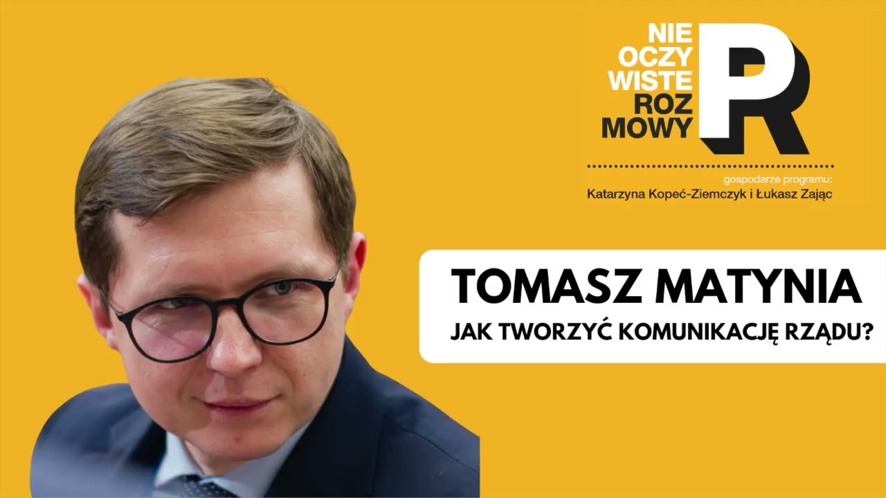 Główny PR-owiec premiera. Tomasz Matynia: rząd, opinia publiczna i CIR