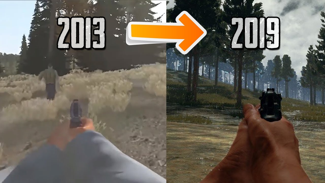 Evolution of PUBG PlayerUnknows Battleground  2013 - 2019