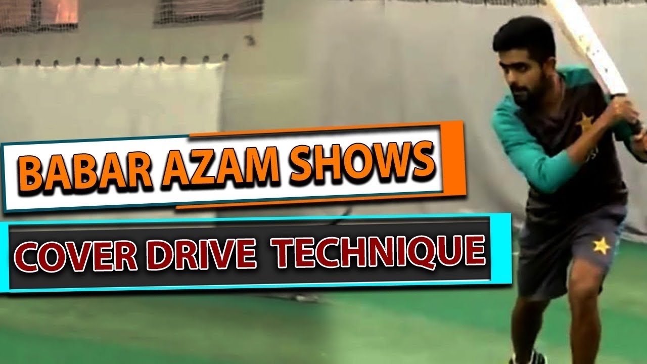 Babar Azam shows cover drive technique | Master class reloaded