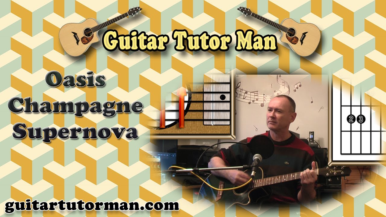Champagne Supernova - Oasis - Acoustic Guitar Lesson