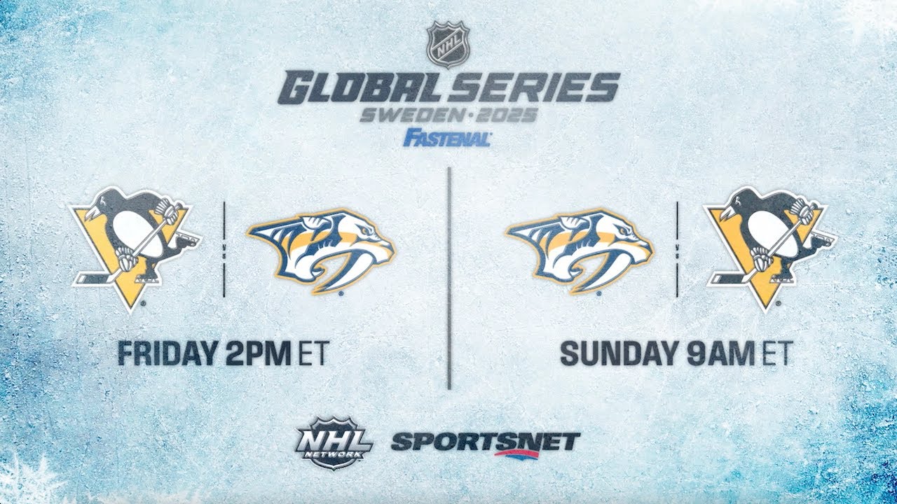 Get ready for the 2025 NHL Global Series in Sweden