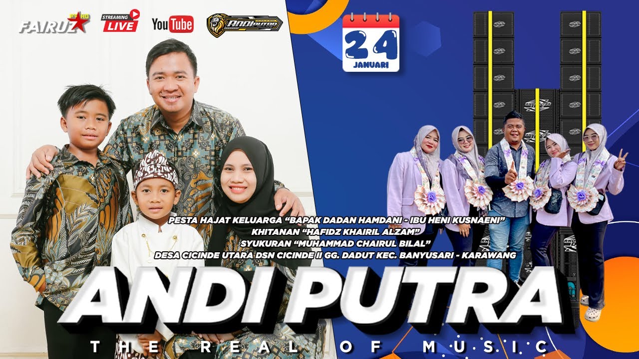 🔴 LIVE | ANDI PUTRA ONE | DS CICINDE UTARA GG. DADUT KEC. BANYUSARI - KARAWANG | 24 JANUARI 2026
