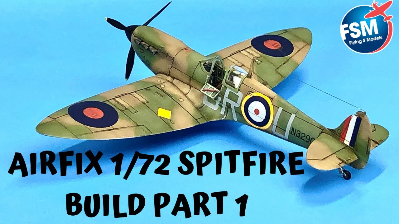 Сборка набора Airfix 1/72 Spitfire — Часть 1