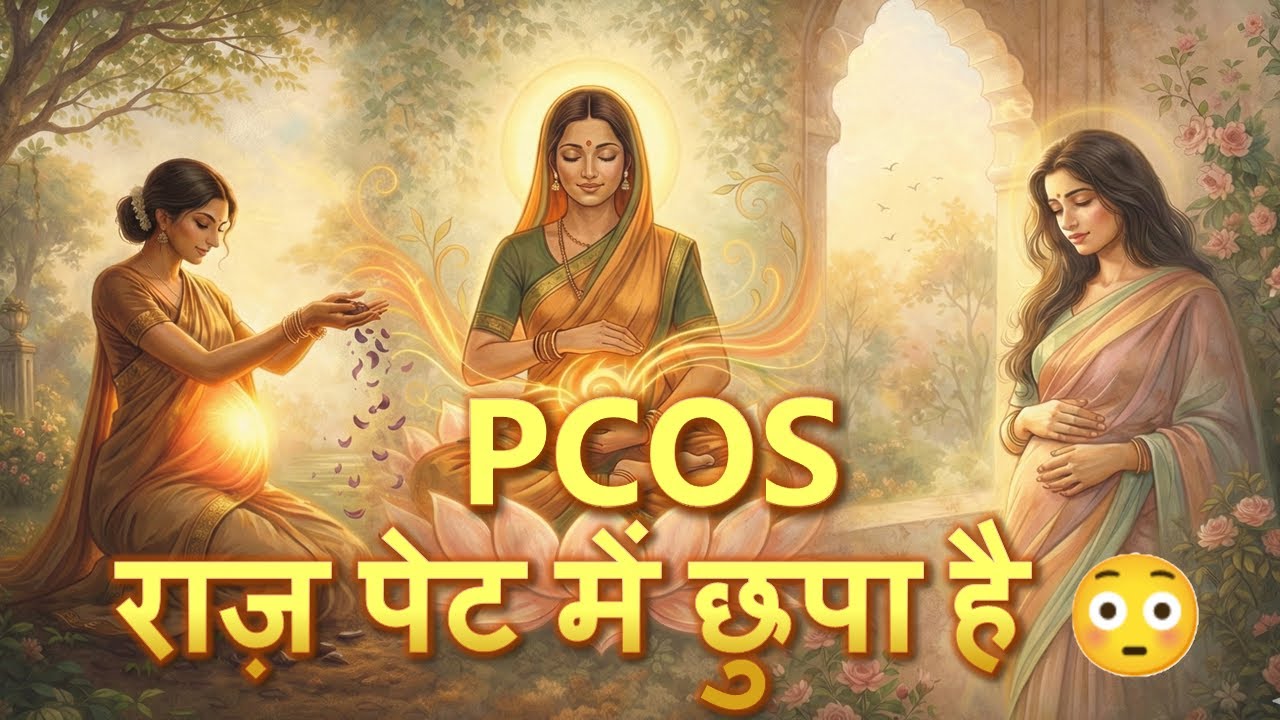 PCOS की जड़ पेट में छुपी है, Ovaries में नहीं 😳। Ancient Gut-Hormone Connection 🔥🌼