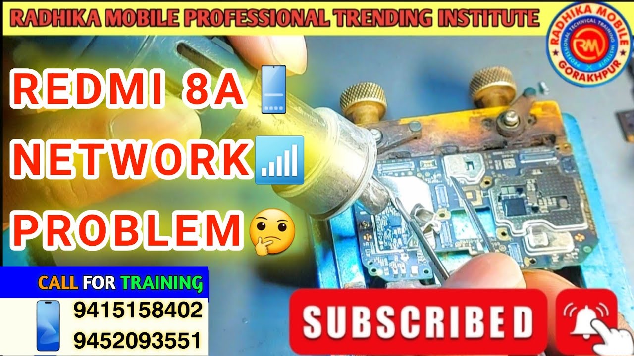 Redmi 8a Network 📶 problem solved...|| #radhikamobilegorakhpur #mobilerepair #trending #technology