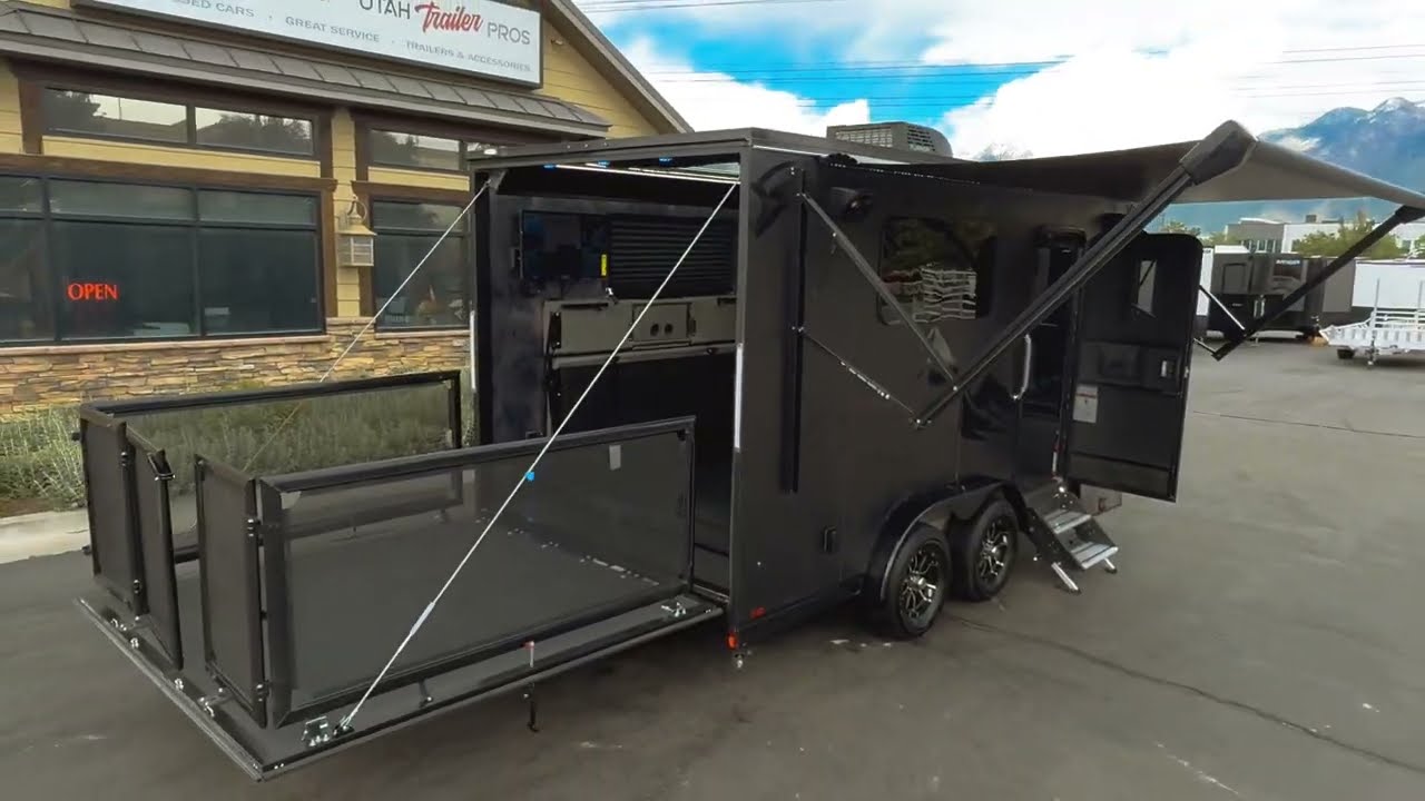 RAYNGER 7.5x16 Travel Trailer Toy Hauler Enclosed Cargo A/C,Heat, Insulated