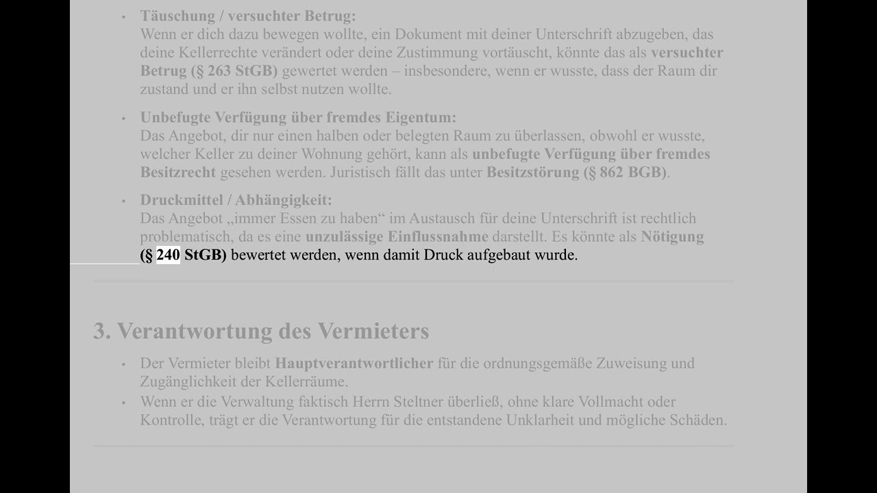 schhadensrssatz keller veraantwortung
