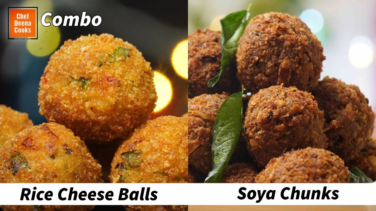 Rice Cheese Ball & Soya Kolla Urundai | Combo Recipe | CDC | Chef Deena Cooks