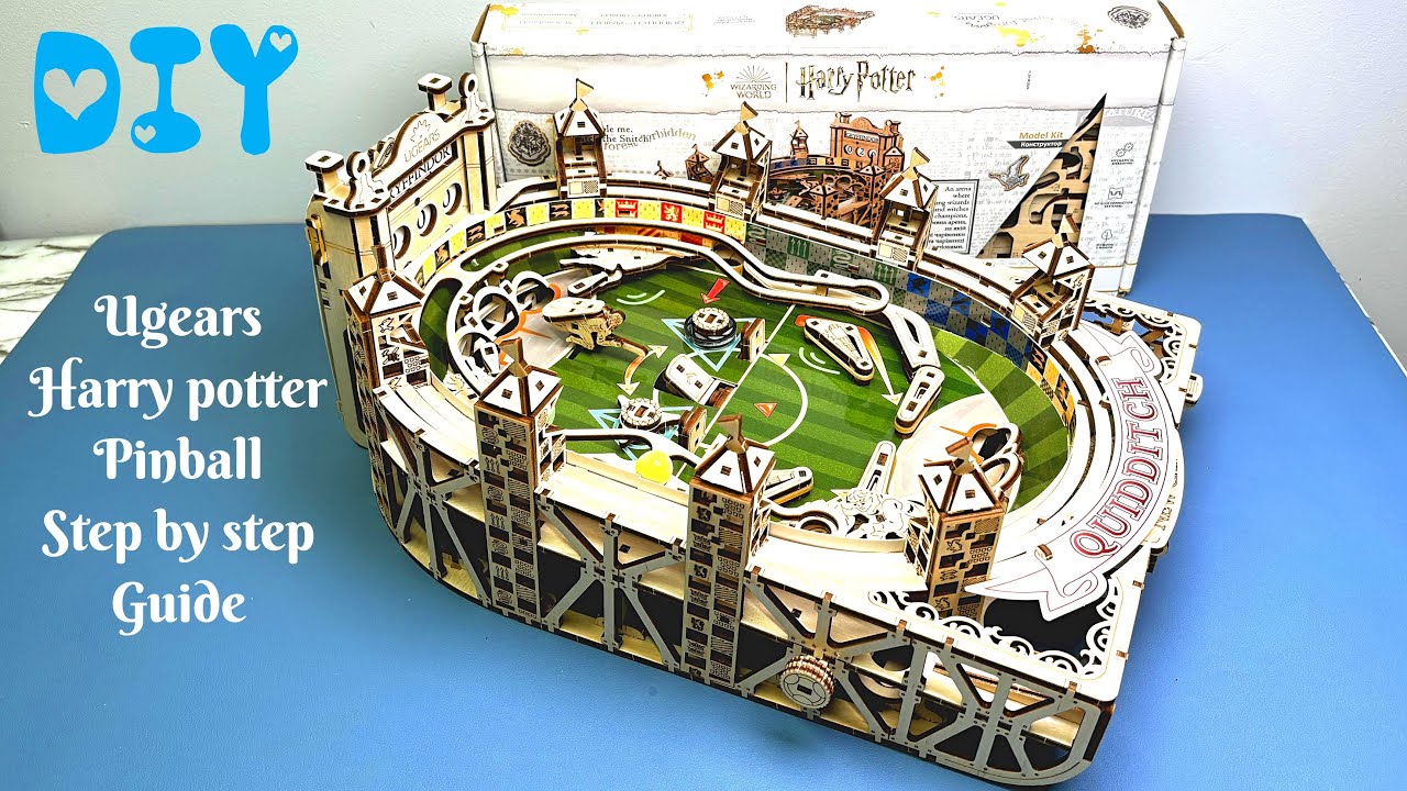 Ugears Гарри Поттер Пинбол Пошаговое руководство