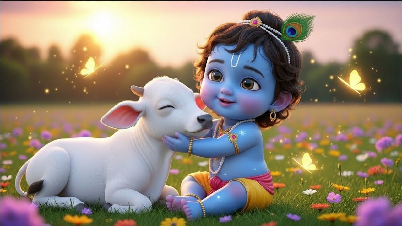 Shri Krishna Govind Hare Murari ~ श्री कृष्ण गोविन्द हरे मुरारी ~ Krishna Bhajan ~ Kids Song Hindi