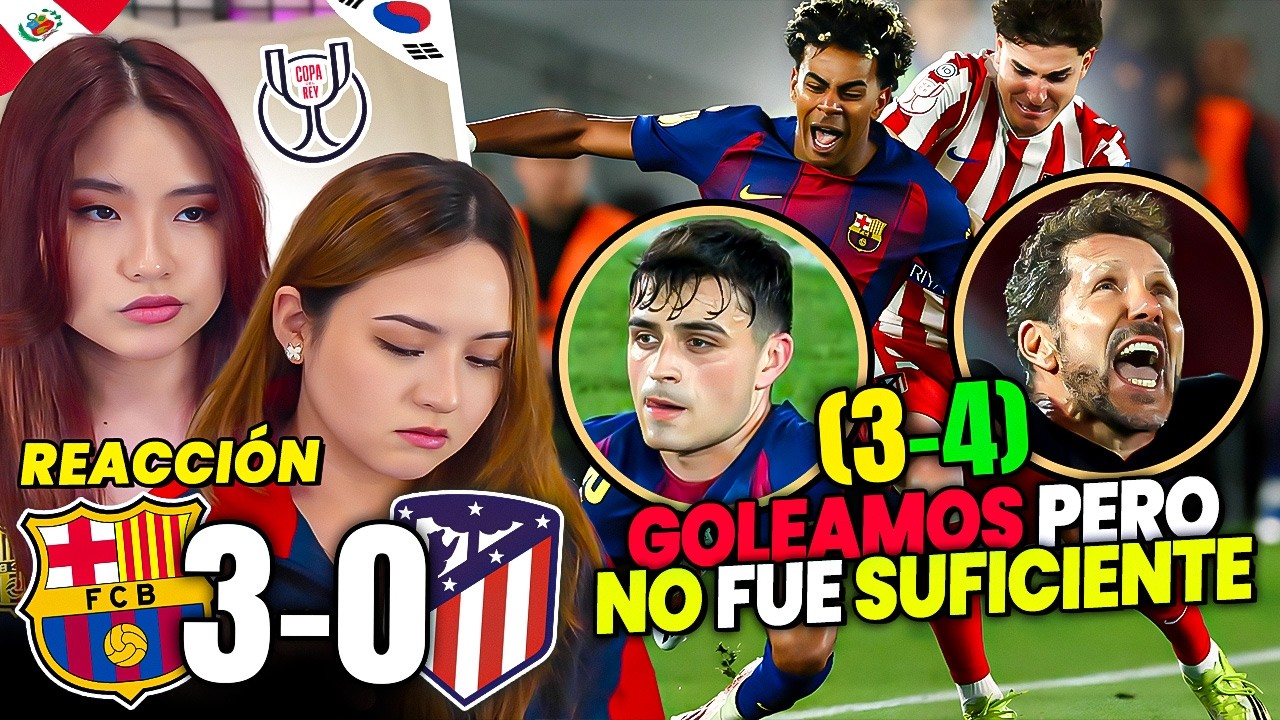 BARCELONA 3 VS 0 ATLETICO DE MADRID REACCIÓN DE FANS CULÉS | *ELIMINADOS DE LA COPA DEL REY