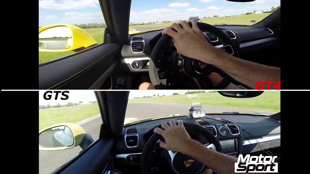 Lap Time Battle : Porsche Cayman GTS VS GT4