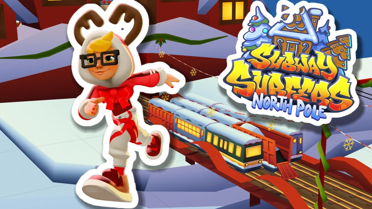 SUBWAY SURFERS NORTH POLE 2025 Unlock Festive Tricky Endearing Outfit - Android Gameplay
