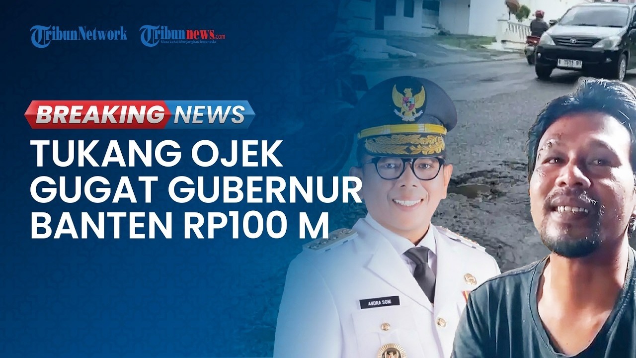 🔴 Sidang Gugatan Jalan Rusak Rp100 M oleh Tukang Ojek, PN Pandeglang Panggil Gubernur