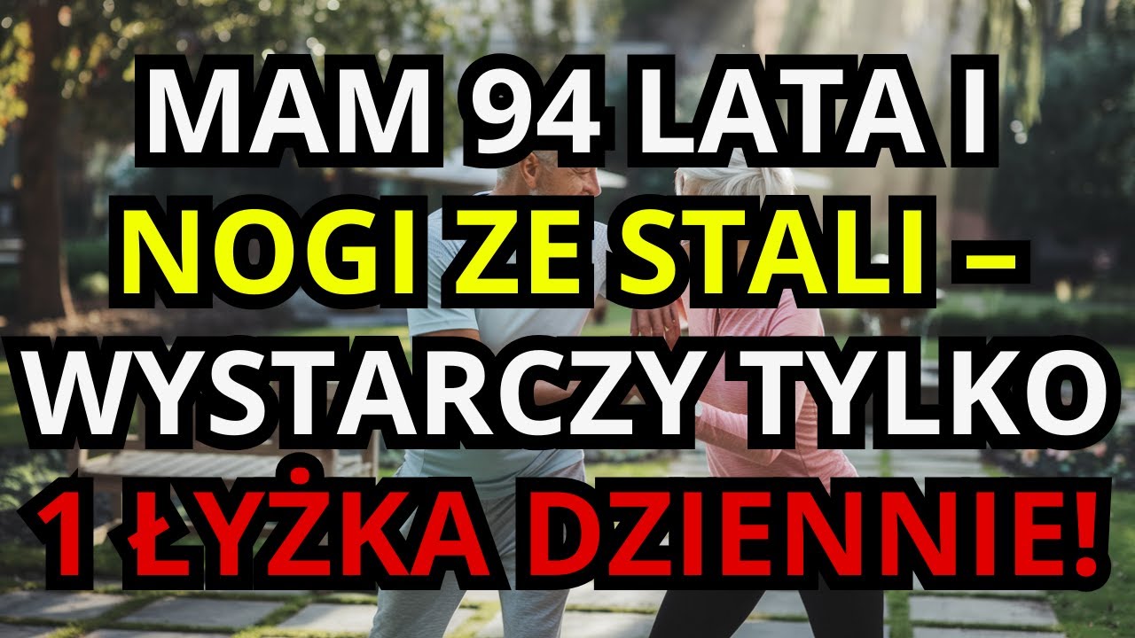 6 WITAMIN NA SILNE NOGI W STARSZYM WIEKU &ndash; NAWET PO 94-TCE! ZDROWIE SENIORA, STAROŚĆ, SENIORZY