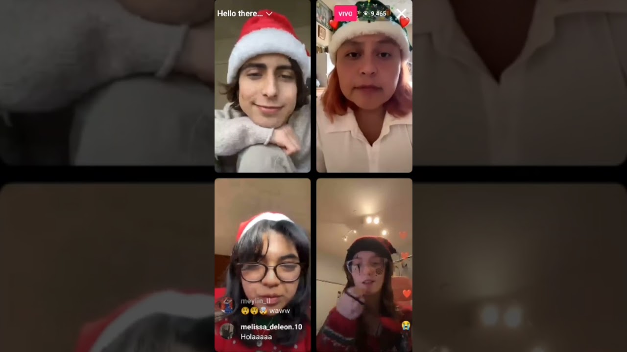 Aidan Gallagher Instagram live 23/12/23 ( it is not complete )