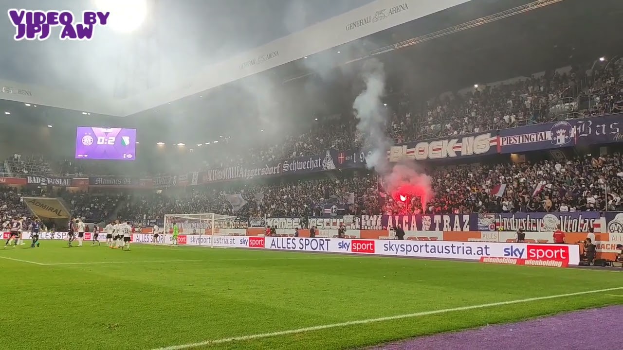 Austria Wien - Legia Warschau (3:5) / 17.08.23 / Support Osttribüne