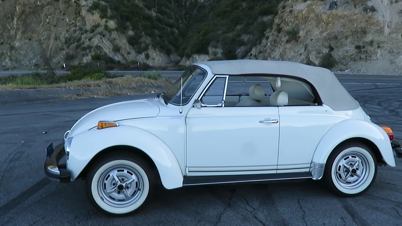 EIN TOLLER SUPER-KAEFER ZU VERKAUFEN - Mit dem VW 1303 Cabrio auf dem Angeles Crest Highway