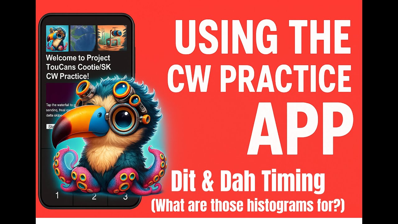 Understanding the Dit/Dah Histogram — Project TouCans CW Practice App 