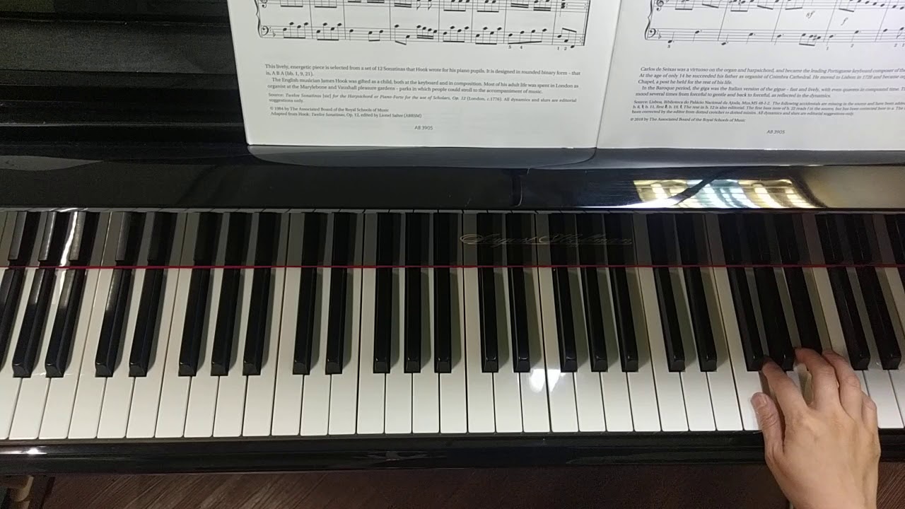 Abrsm Piano exam Grade 3 2019-2020 A:1 practice tempo