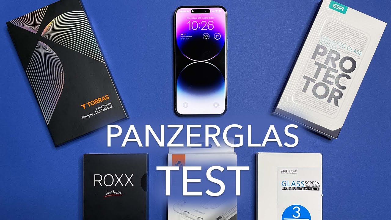 Unzerbrechlich? iPhone 14 Panzerglas Test | Top 5 | 14 Plus | 14 Pro | 14 Pro Max