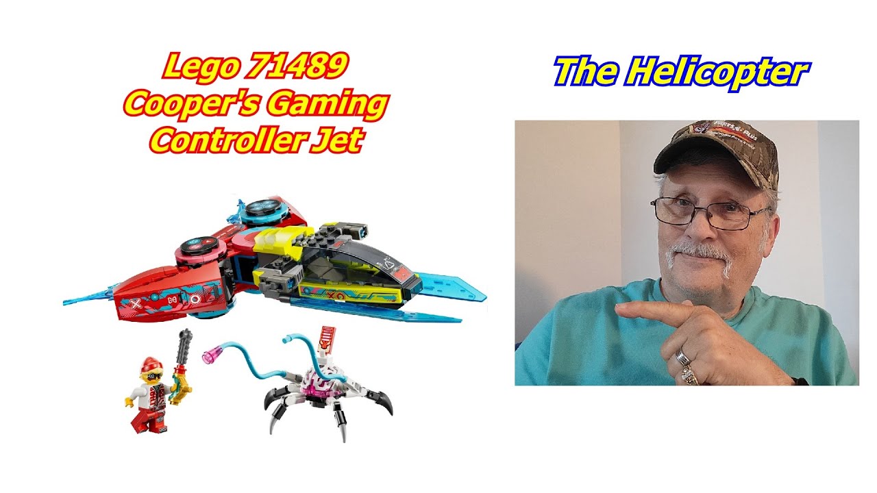 LEGO 71489 DREAMZzz Cooper's Gaming Controller Jet Toy Build #4 The Helicopter