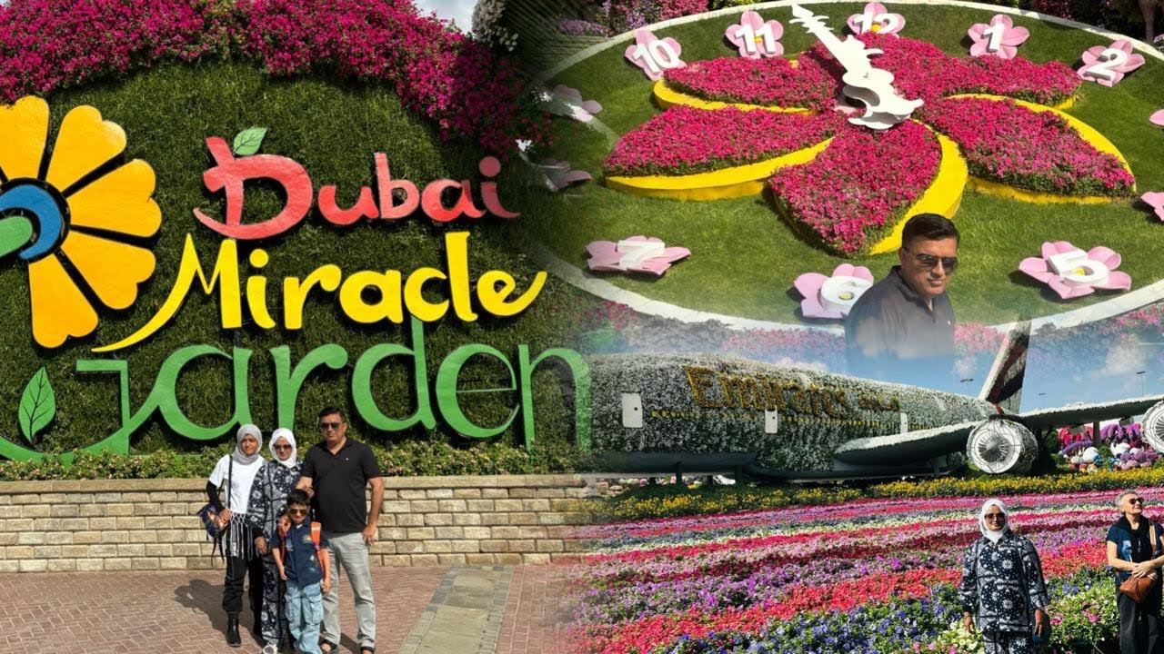 Most Colourful Place In Dubai 😍|| Exploring Dubai’s Miracle Garden 🌼🌸|| Must Visit Place 