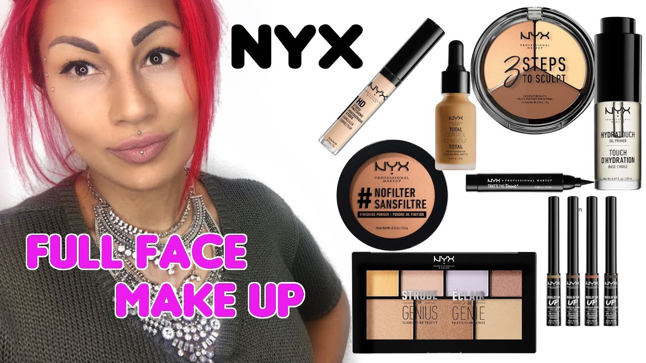 Full Face Make up only with NYX Pro Bar - First Impressions