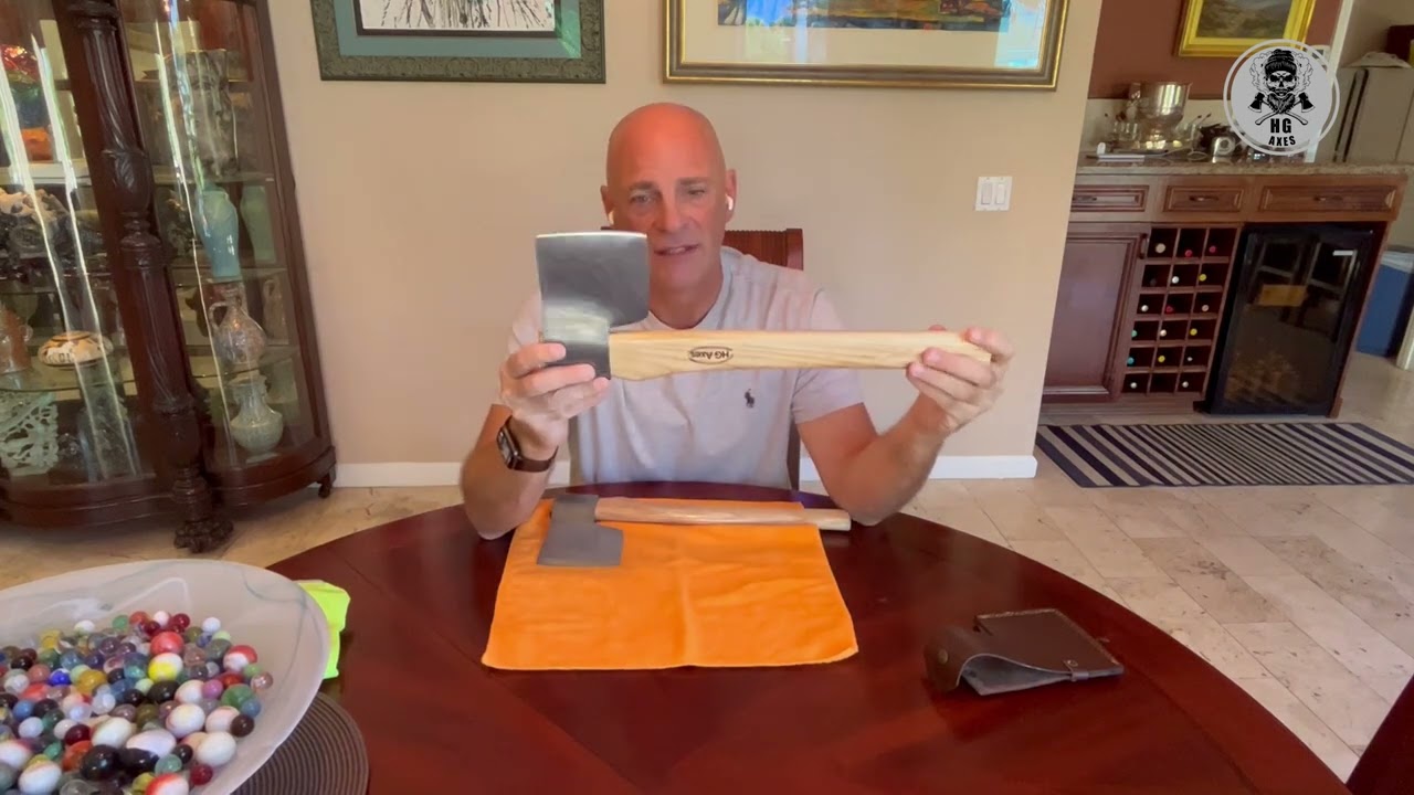 HG Damascus Steel Throwing Axes ⚒️🔥Hand-forged to meet WATL & IATF league standards - Mark USA.