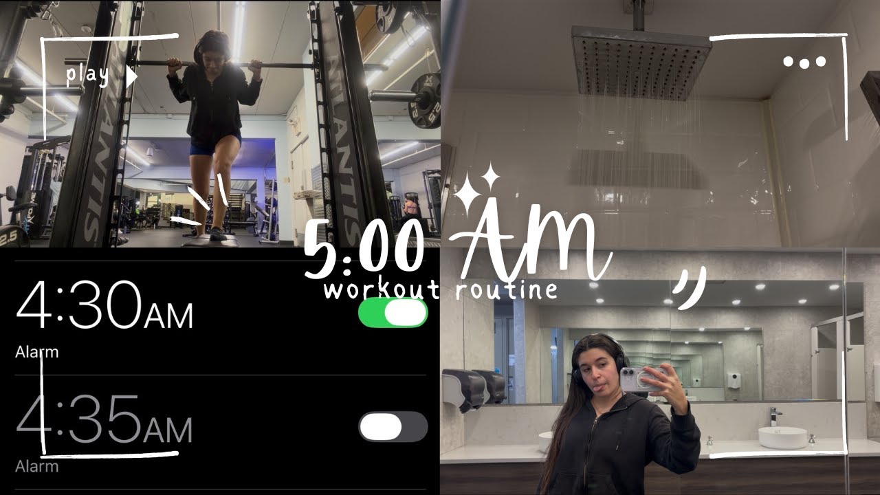 I Went to the Gym at 5 AM for the First Time | Was It Worth It