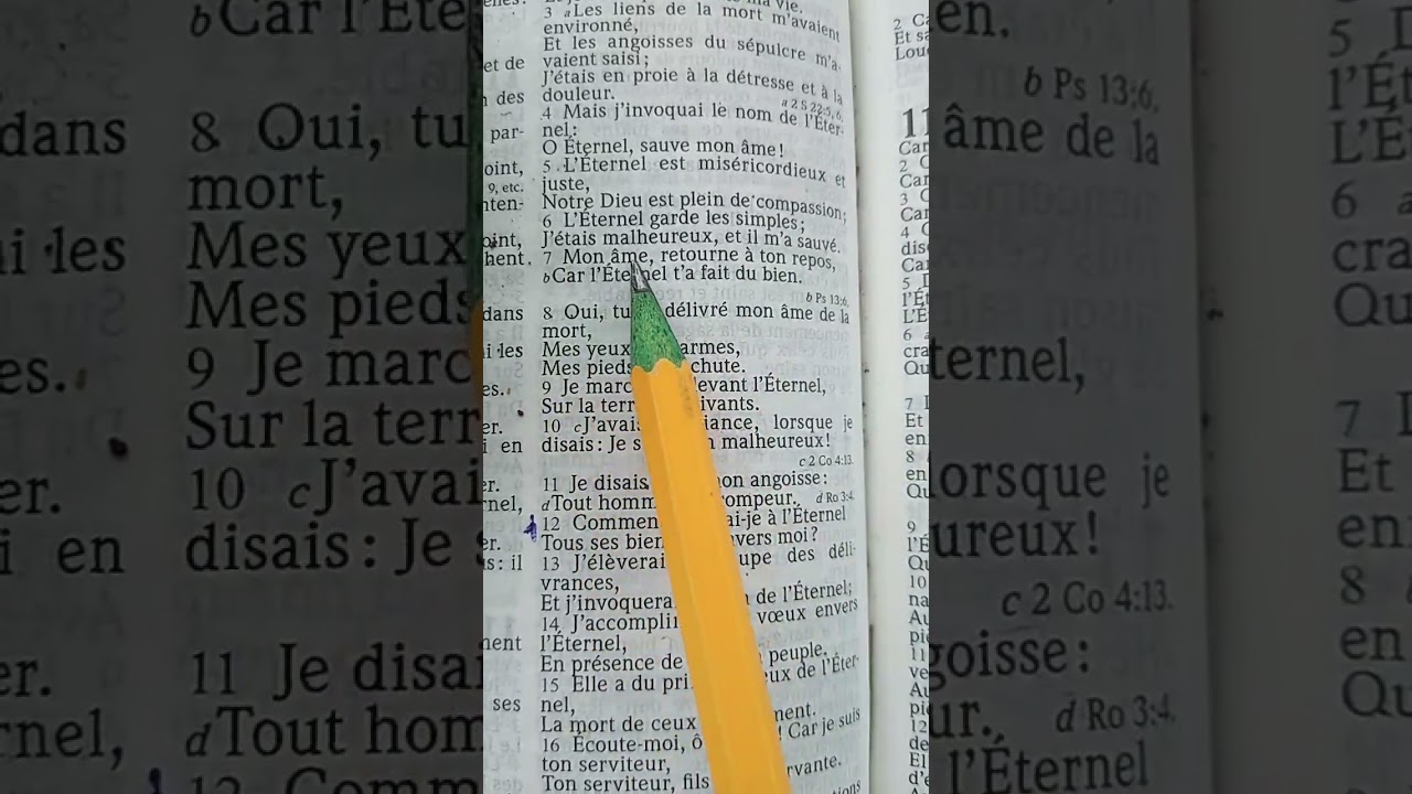 psaume 116 #psaume116 #psaumesdedavid #etudierlabible